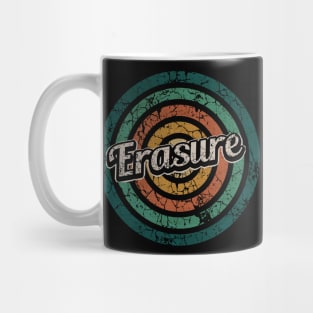 Erasure // Retro Circle Crack Vintage Mug